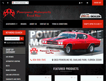 Tablet Screenshot of powersourcemotorsports.com